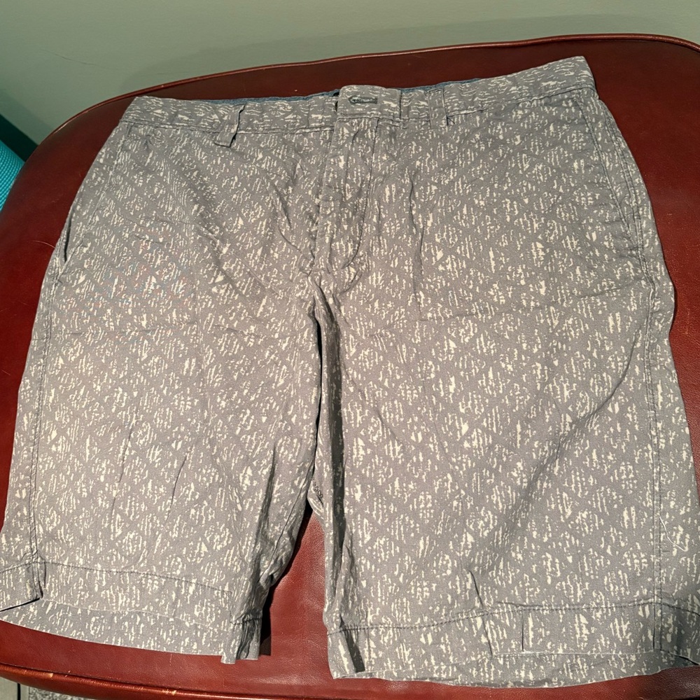 Banana Republic Gray Patterned Men's Shorts